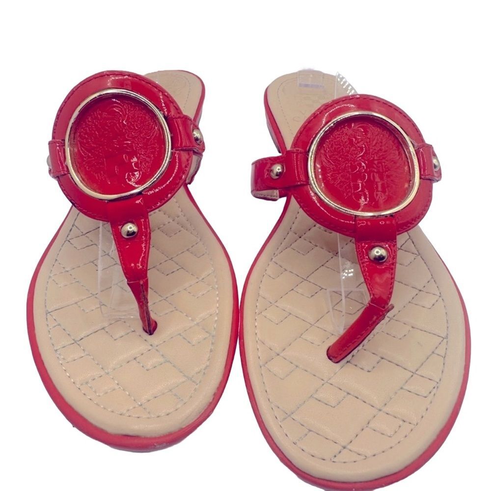 Vince Camuto Red Sandals Size 7.5